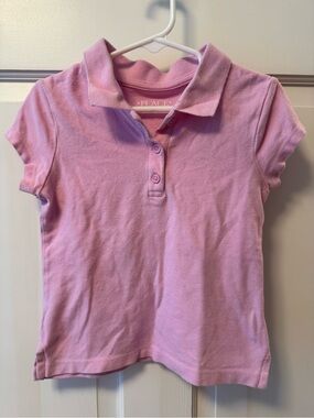 Place Girls Pink Polo Shirt Short Sleeve